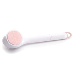 Soft Loofa Head on Finishing Touch Flawless Cleanse Spa for gentle body wash.