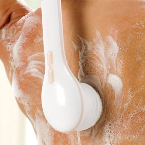 Water-resistant Finishing Touch Flawless Cleanse Spa brush designed for steamy showers.