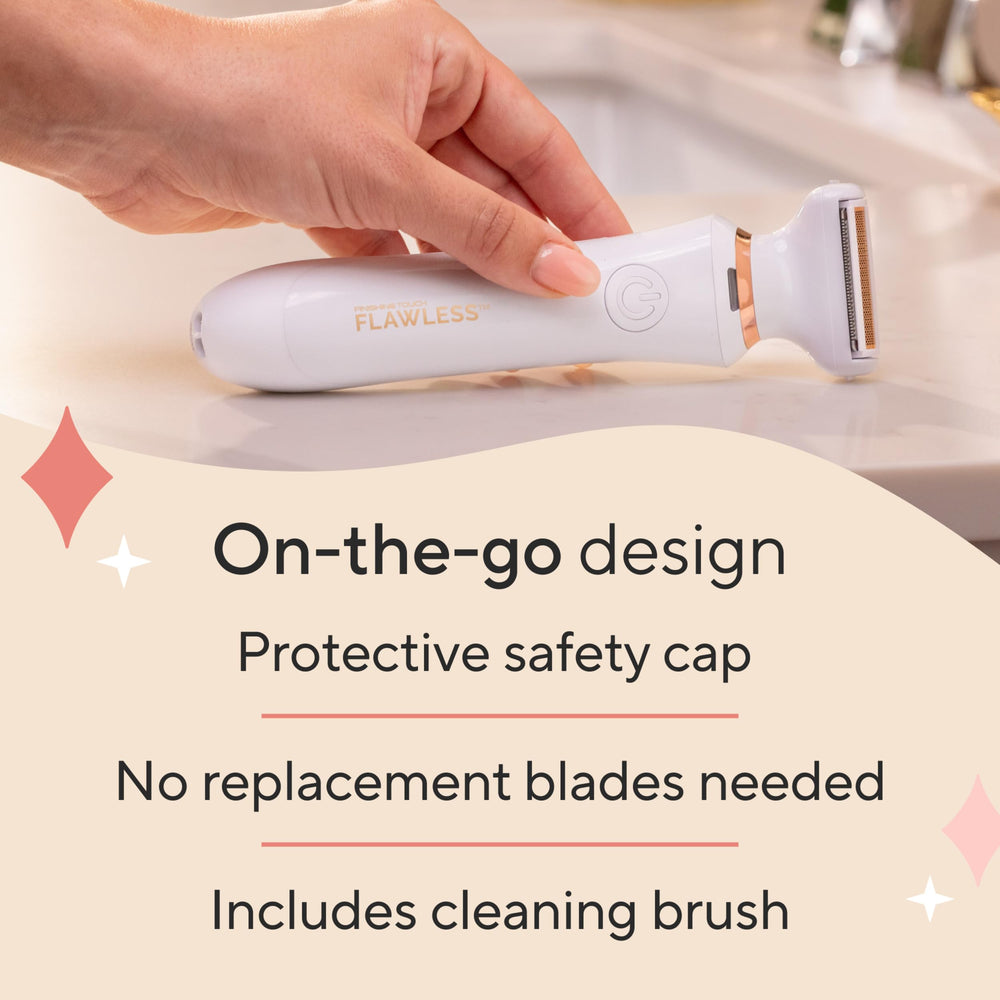 Finishing Touch Flawless wet-dry use is suitable for shower or dry applications