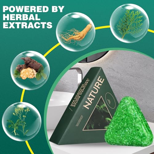 Finturo Seven Green Shampoo Bar hair after use — softer, more voluminous strands.