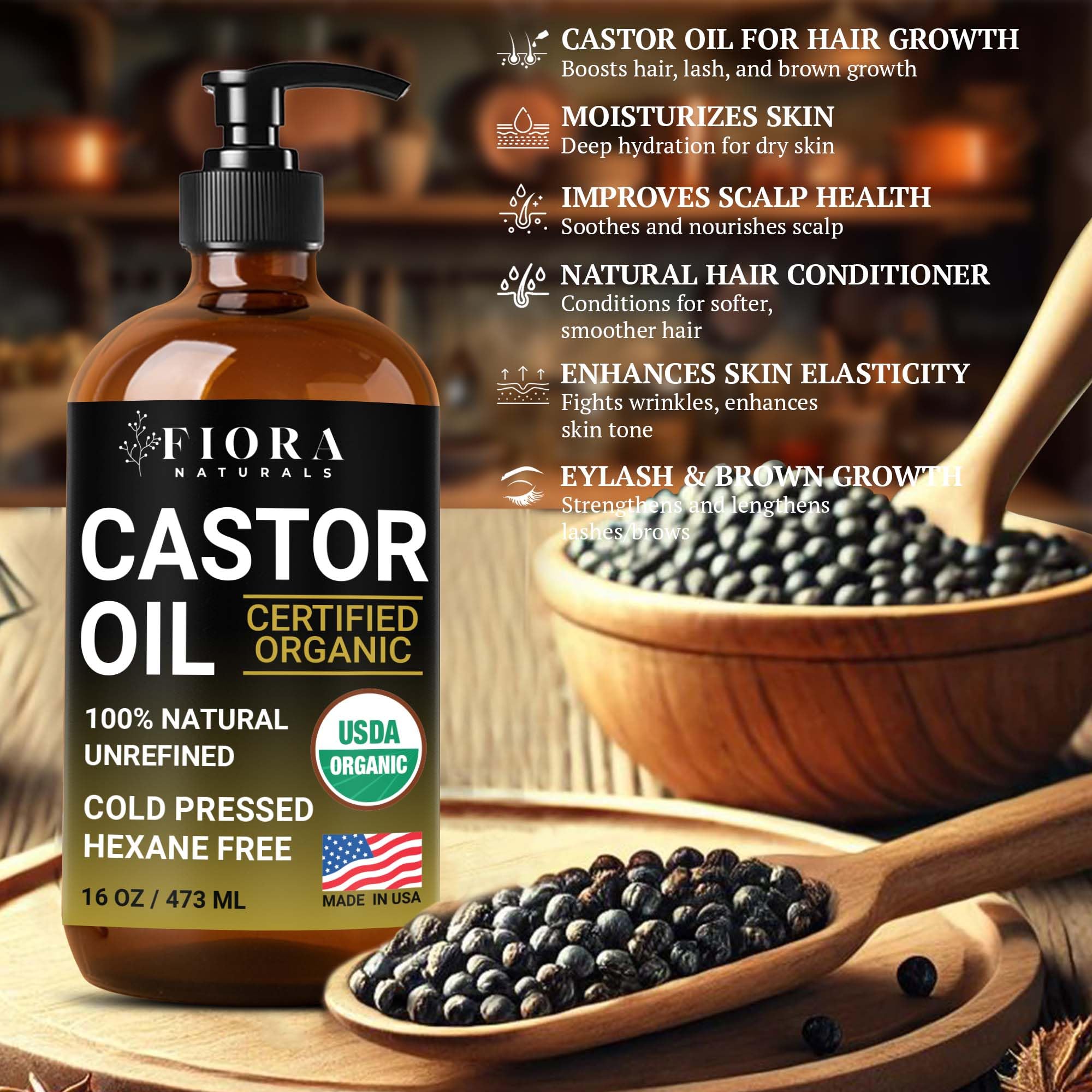 Castor oil pack or self-care ritual ready for soothing sessions.
