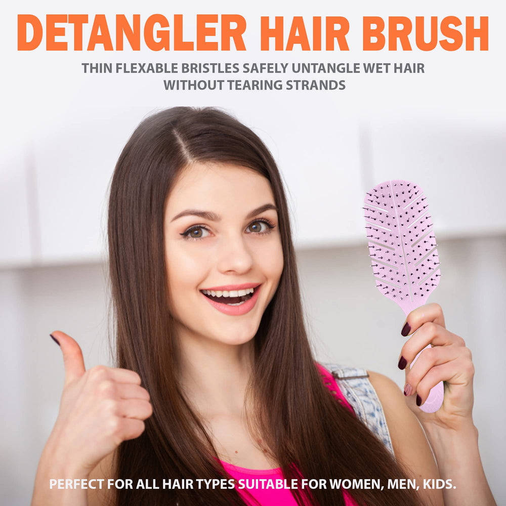 Fiora Naturals Detangler Brush packaging is recyclable for eco-conscious shoppers
