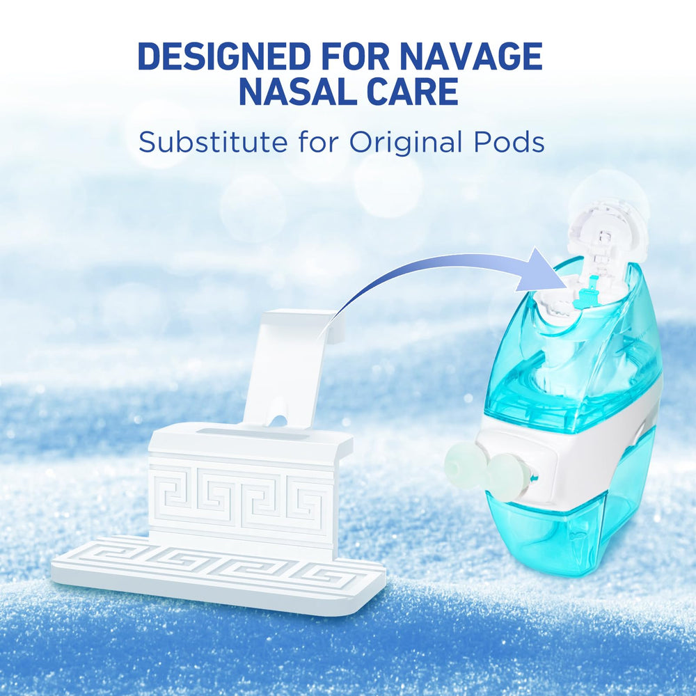 FireAnt silicone saline pads refill 16-pack for Navage compatibility and reuse