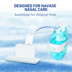 FireAnt silicone saline pads refill 16-pack for Navage compatibility and reuse