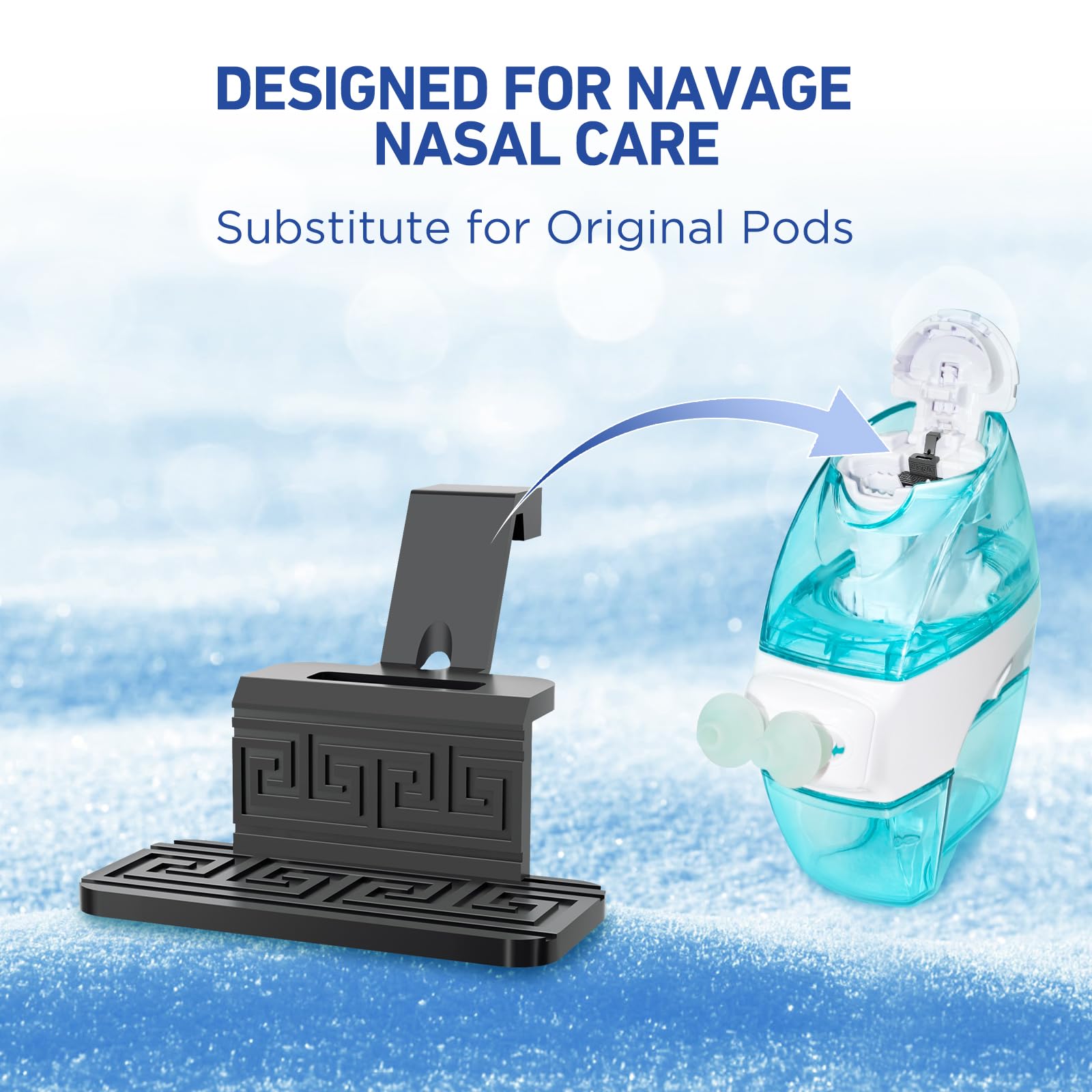 FireAnt silicone saline pads provide reusable, durable pods for Navage compatibility.