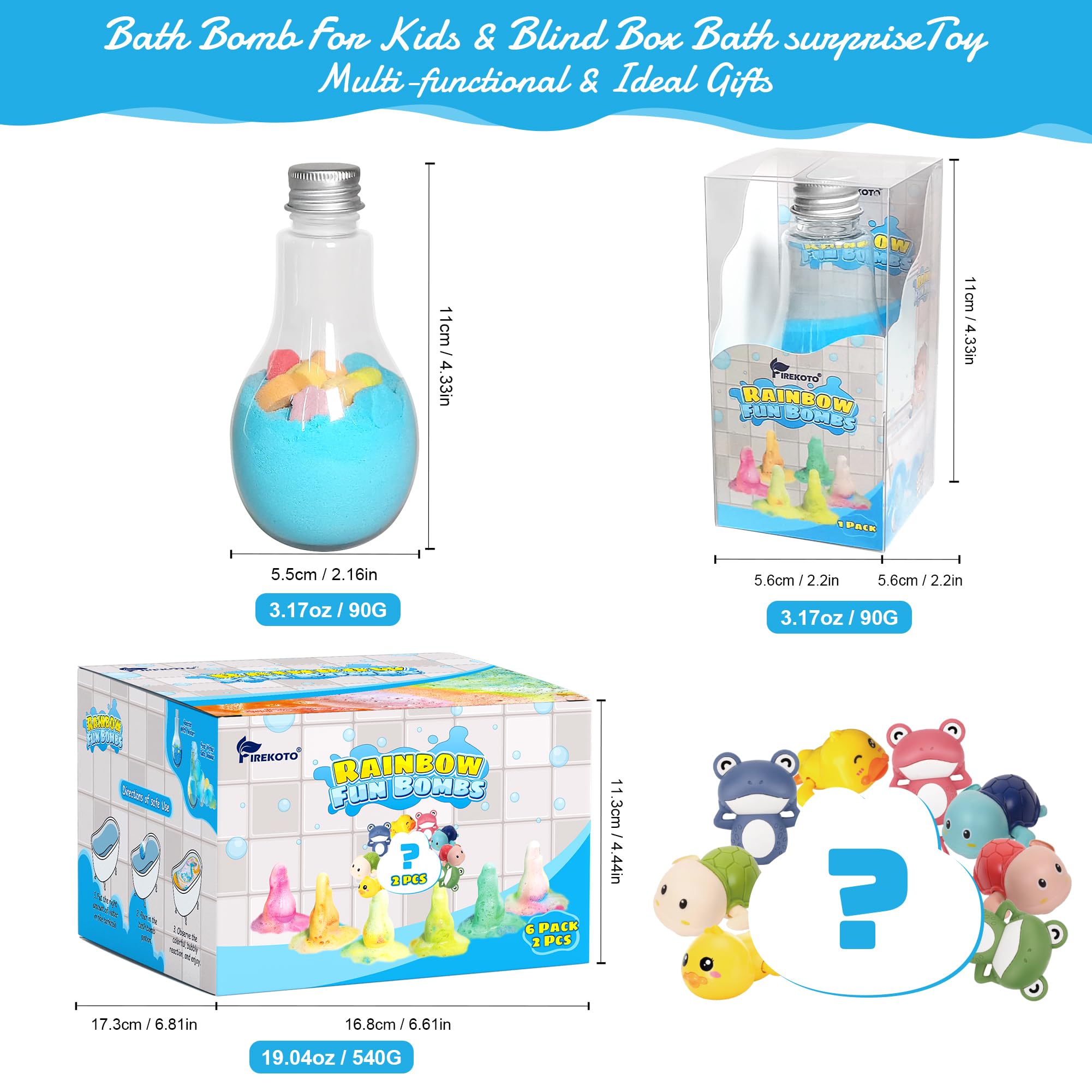 Firekoto non-toxic ingredients ensure gentle, kid-friendly bath adventures.