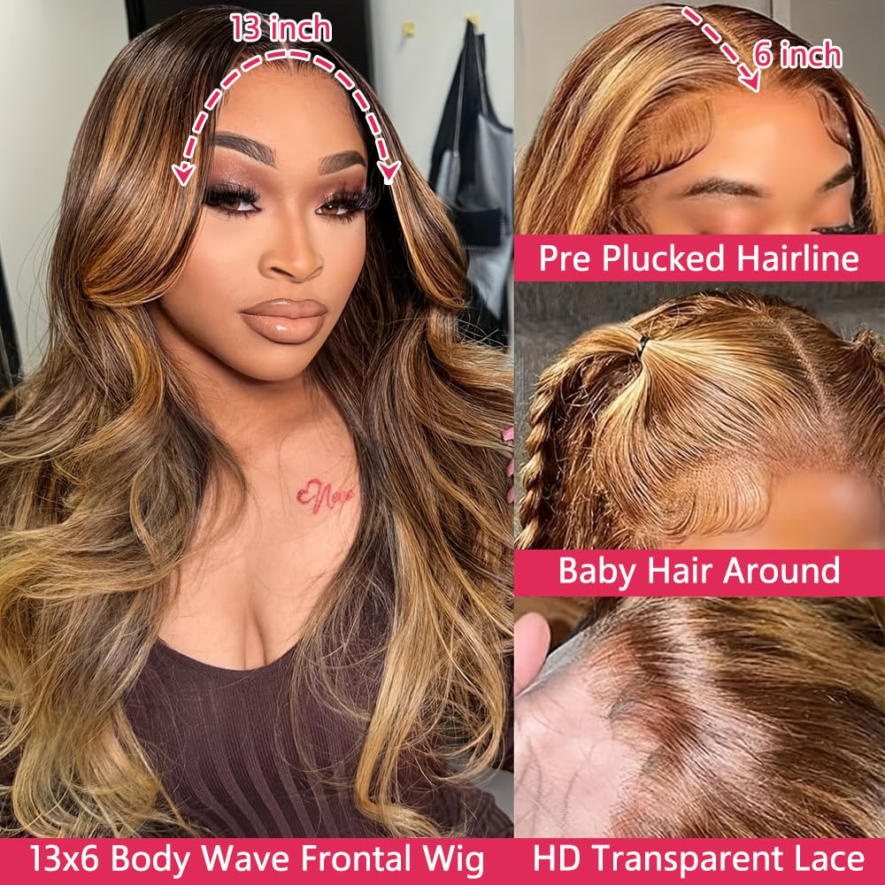 Fironiix HD transparent lace front wig blending with skin tones for natural look.
