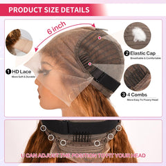 Fironiix 4/27 highlight ombre body-wave wig with natural depth and shine.
