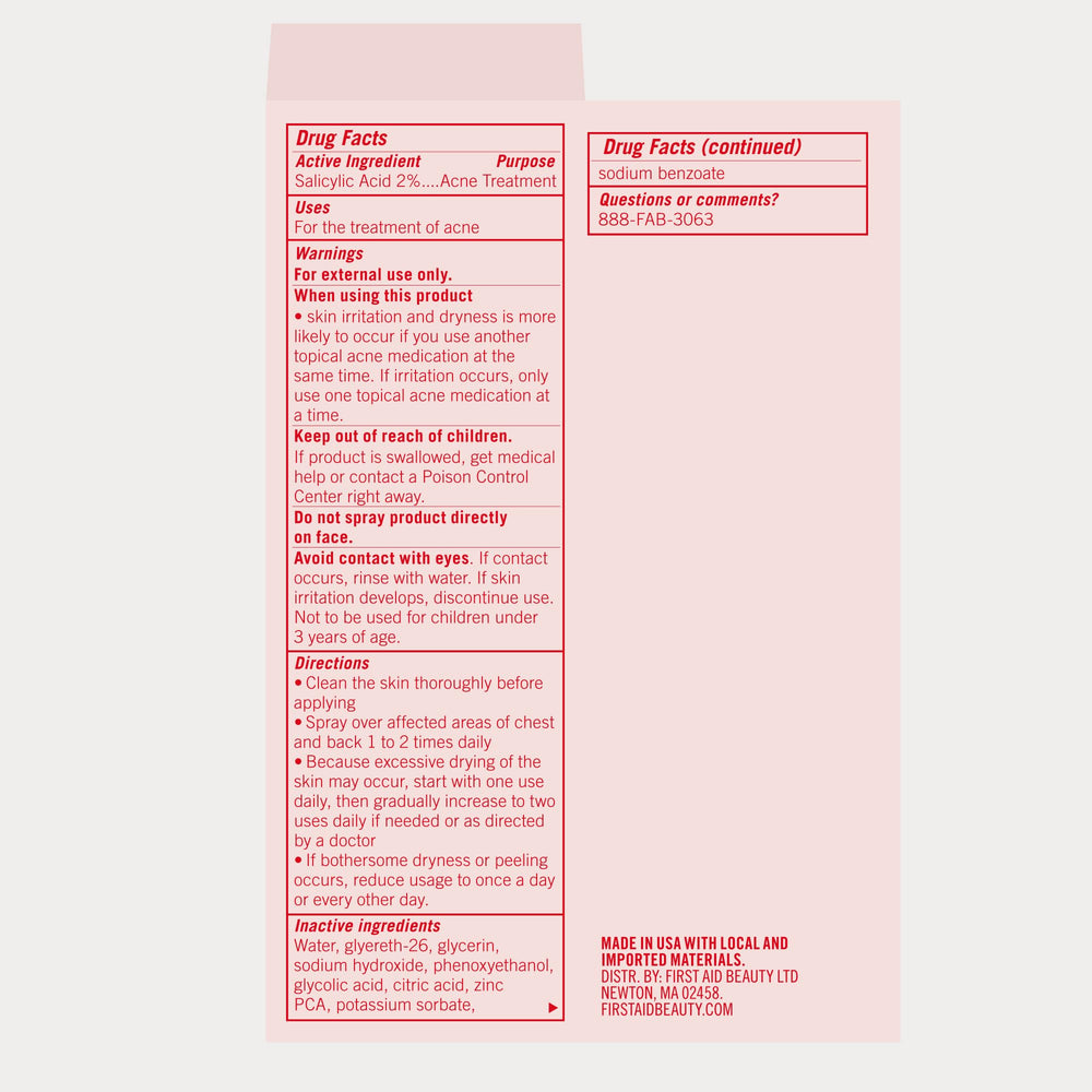 First Aid Beauty is alcohol-free to support the moisture barrier