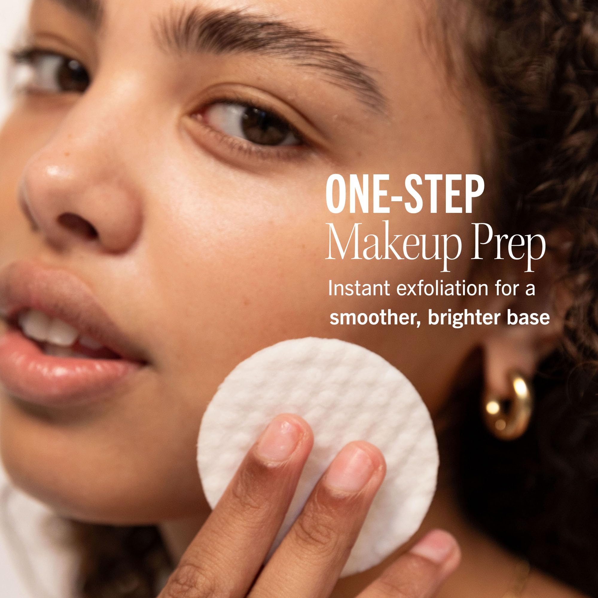 First Aid Beauty Facial Radiance Pads applied for gentle daily exfoliation.
