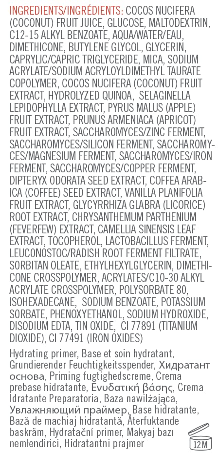 First Aid Beauty Hello FAB packaging label showing vegan and non-comedogenic claims.