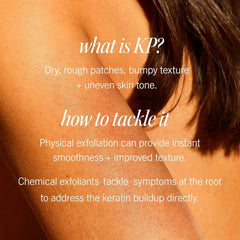 First Aid Beauty KP Bump Eraser being applied on arm shows smoothing action