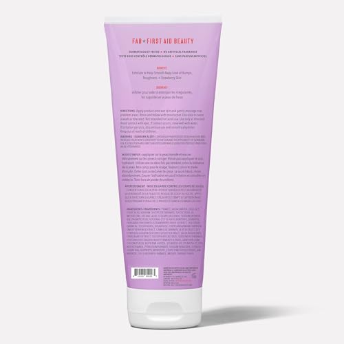 First Aid Beauty KP Bump Eraser shelf-stand image suggests on-hand storage and accessibility.