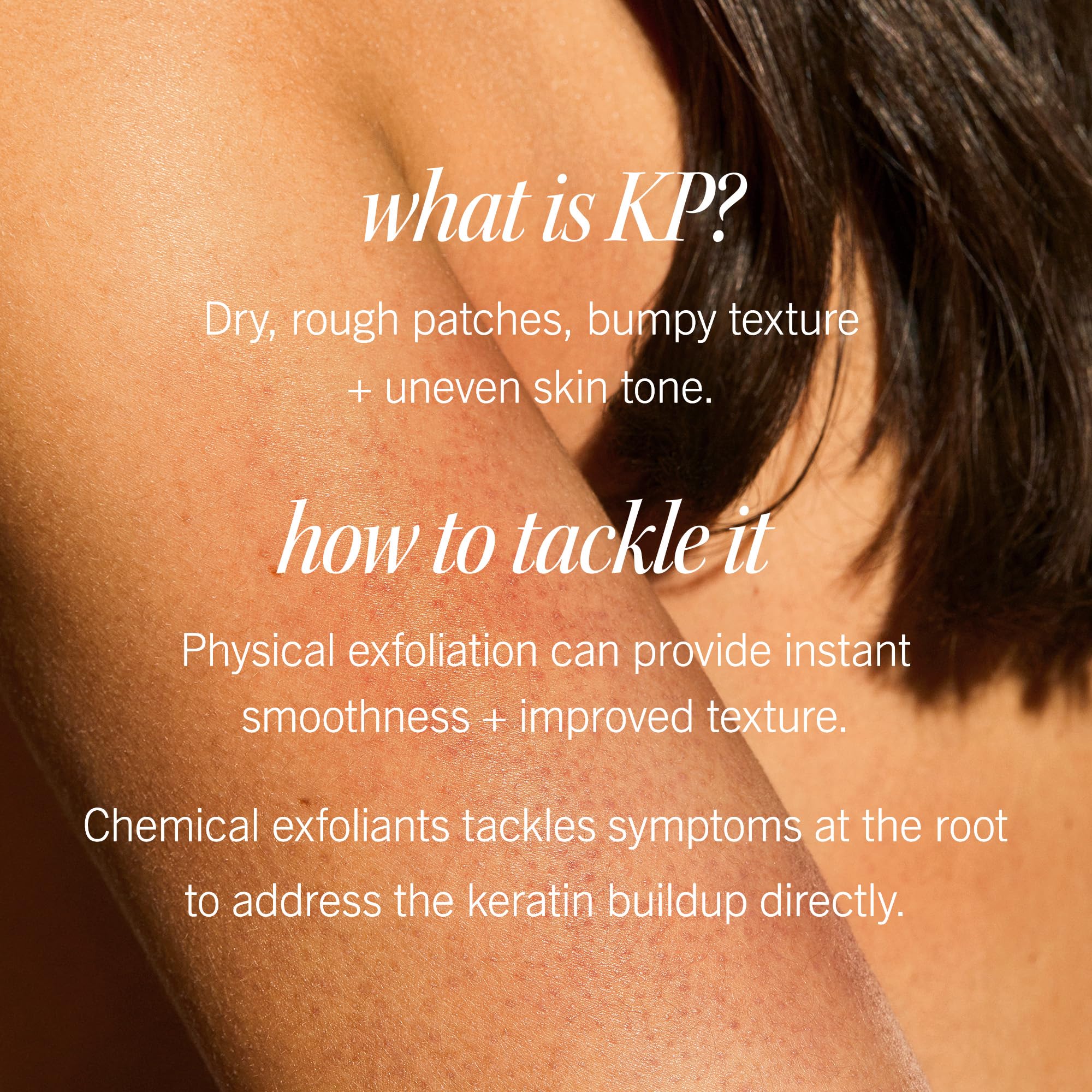 First Aid Beauty KP Bump Eraser texture swatch suggests even skin tone