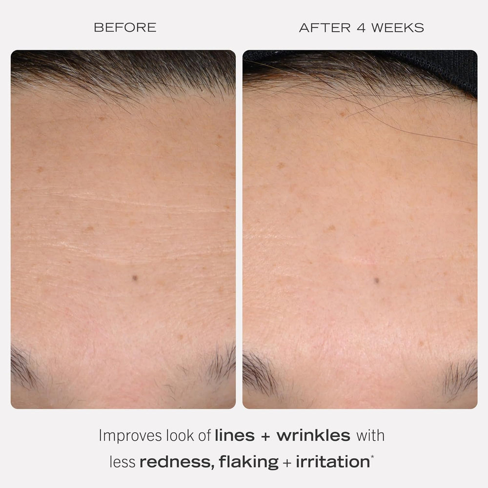 First Aid Beauty retinol complex serum pump—easy, mess-free nightly application.