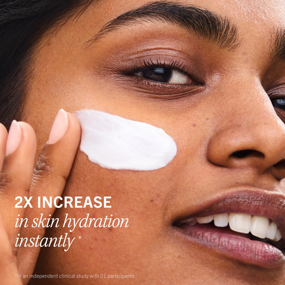 First Aid Beauty Ultra Repair Cream lid-open reveals whipped colloidal oatmeal