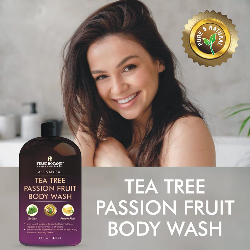First Botany All Natural Body Wash - Passion Fruit | Antioxidant Skin ...