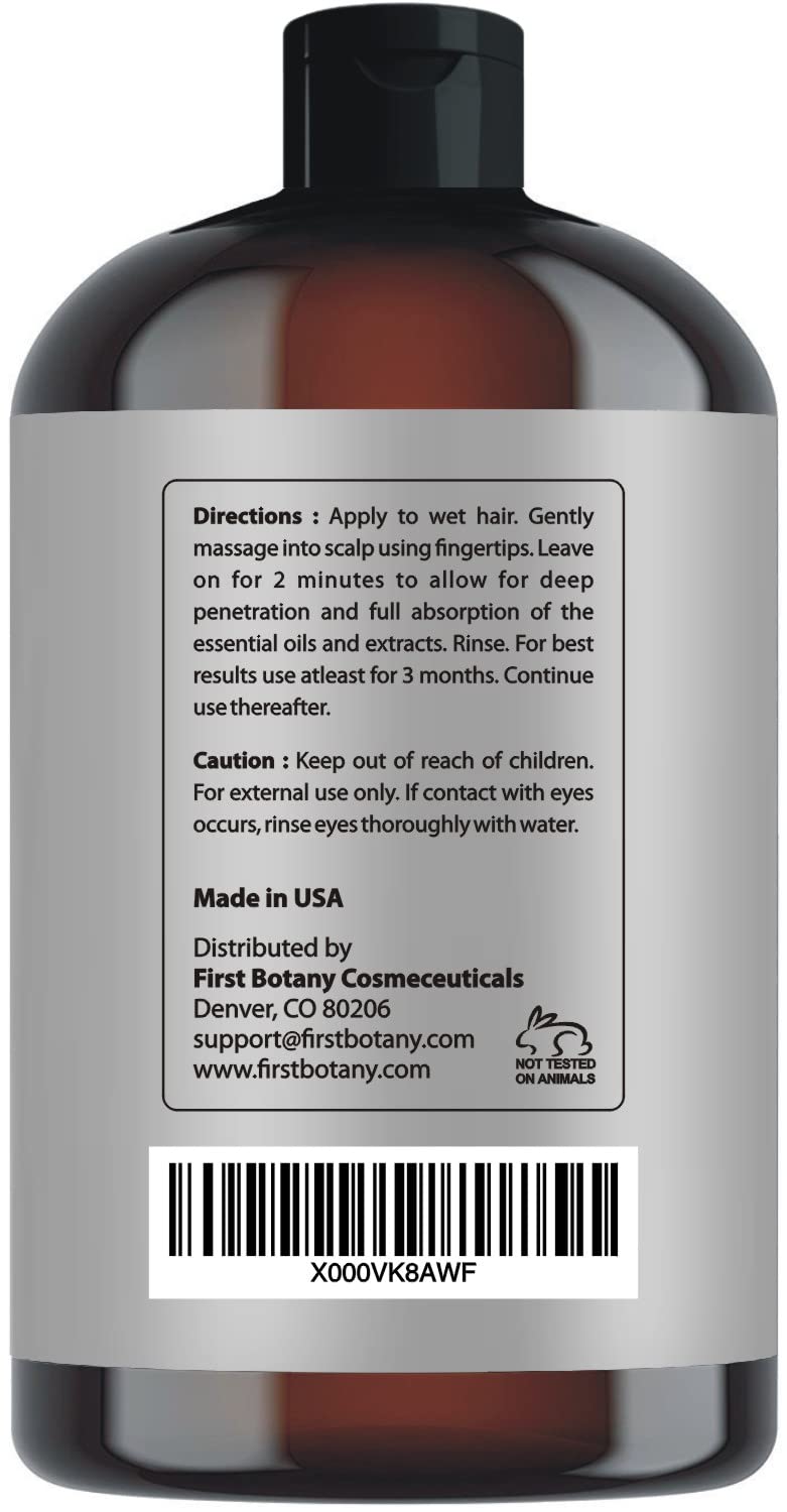 First Botany Cosmeceuticals shampoo foam close-up—rich lather for refreshing scalp cleansing.
