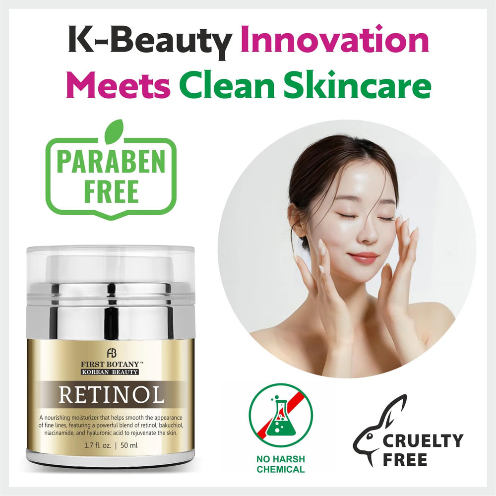 First Botany Cruelty-free Korea-made display illustrating ethical skincare.