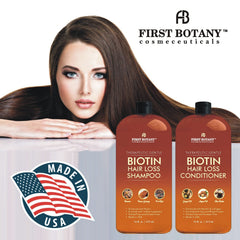 First Botany hair growth conditioner bottle shows hydrating nourishment for smoother strands.