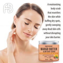 First Botany mango butter soufflé texture image highlights fluffy body moisturizer vibe.