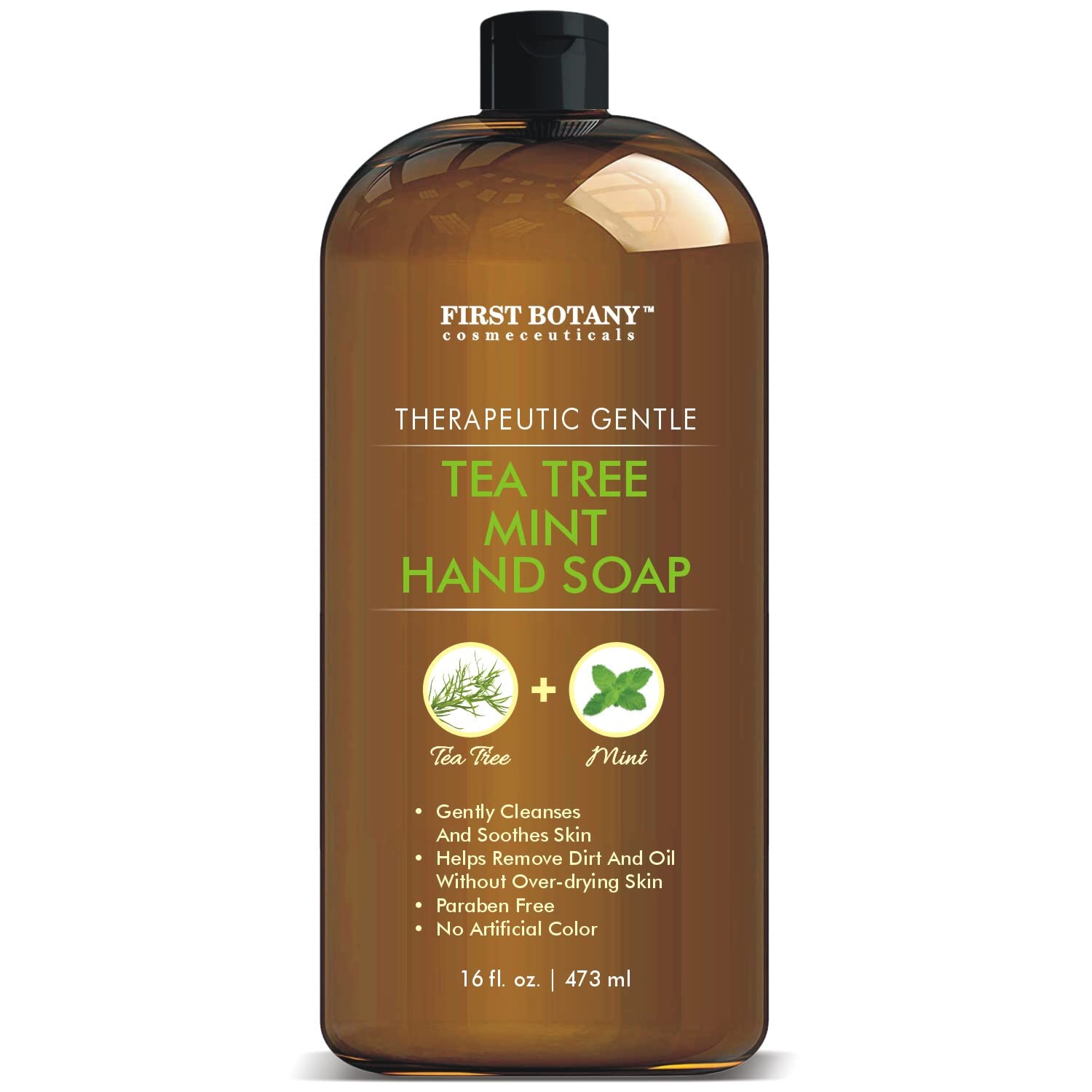 First Botany Tea Tree Mint Hand Soap pump bottle for refreshing daily cleansing