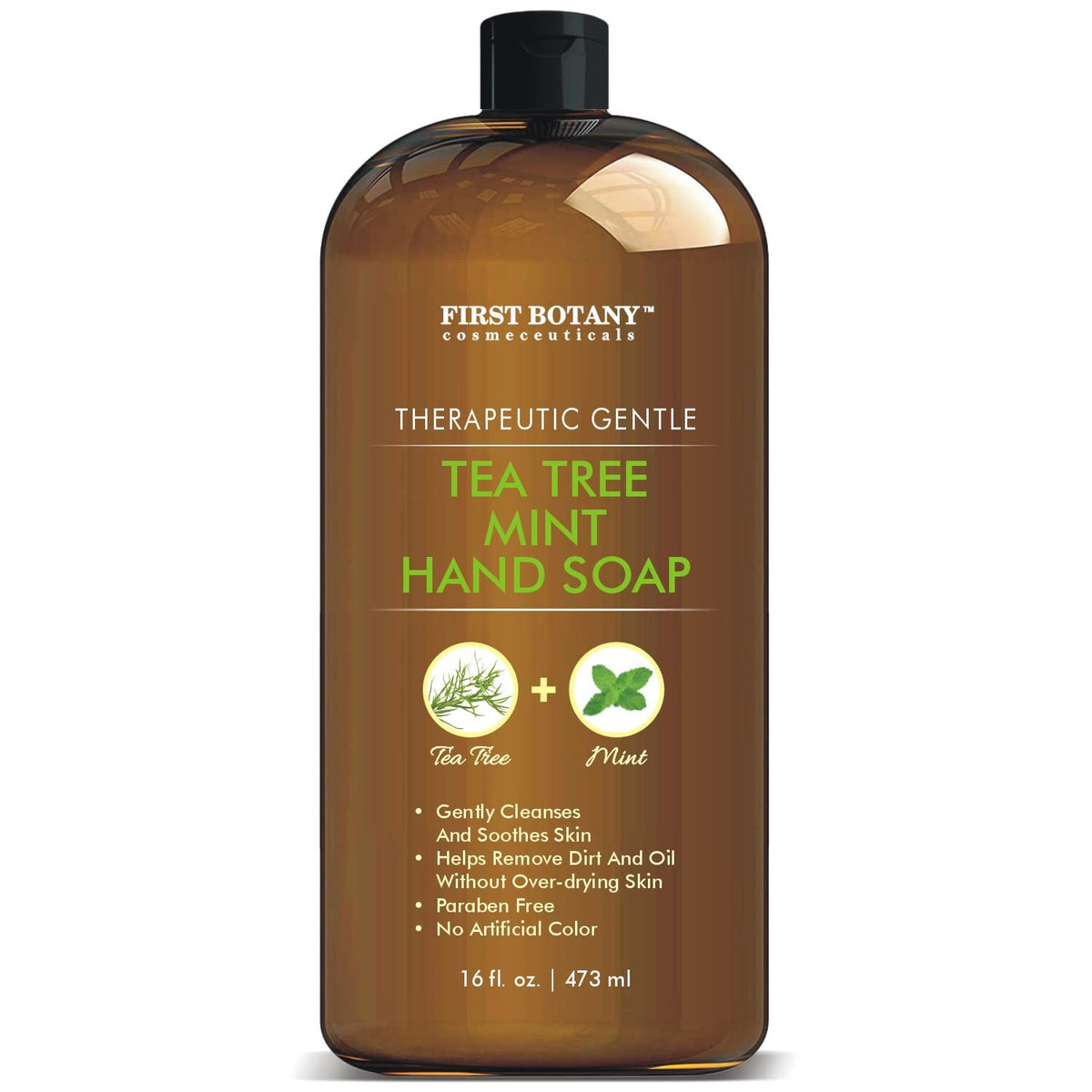 First Botany Tea Tree Mint Hand Soap pump bottle for refreshing daily cleansing