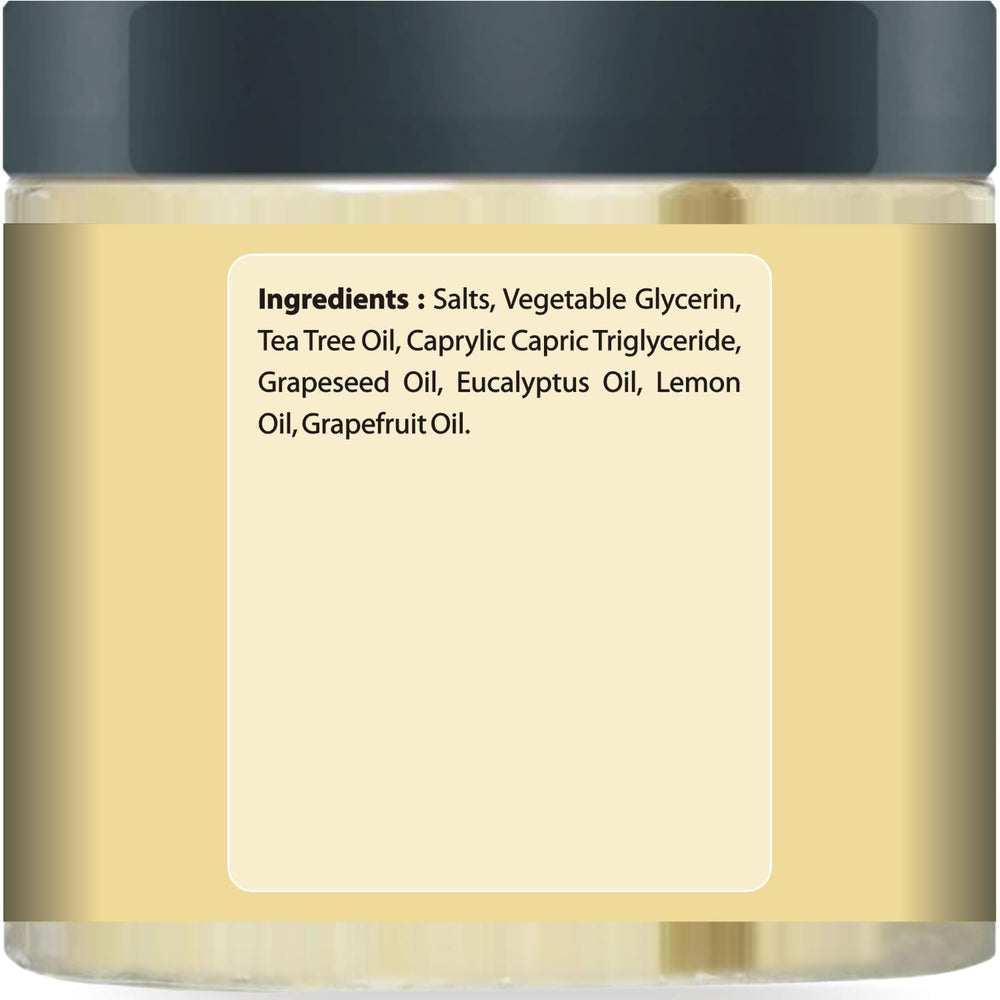First Botany ingredients tea tree oil and natural salts