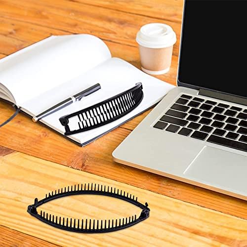 First Choice ponytail comb black sleek design for many styles