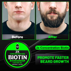 First Melody beard balm application by hands demonstrates easy daily grooming.