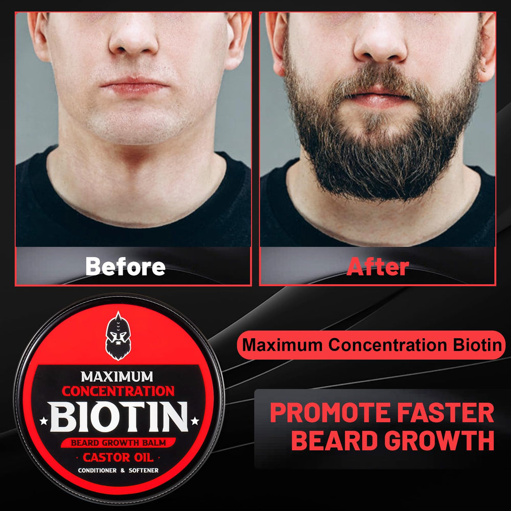 First Melody beard balm hand application demonstrating easy daily use.