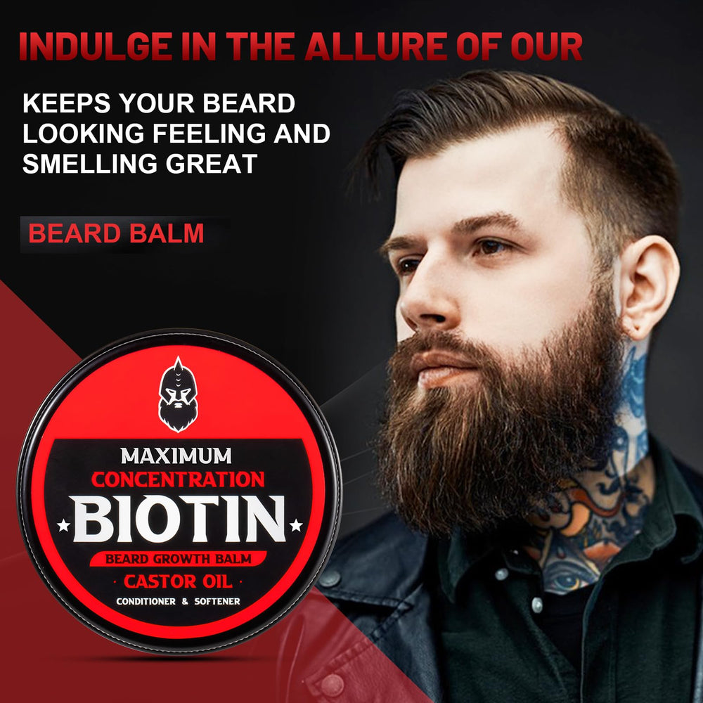 First Melody beard balm ingredients—argan, castor, jojoba oil—for nourished, healthier-looking facial hair.