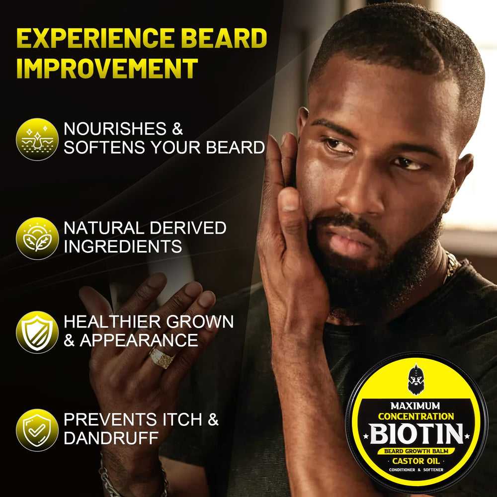 First Melody beard balm styling the beard for a neat look