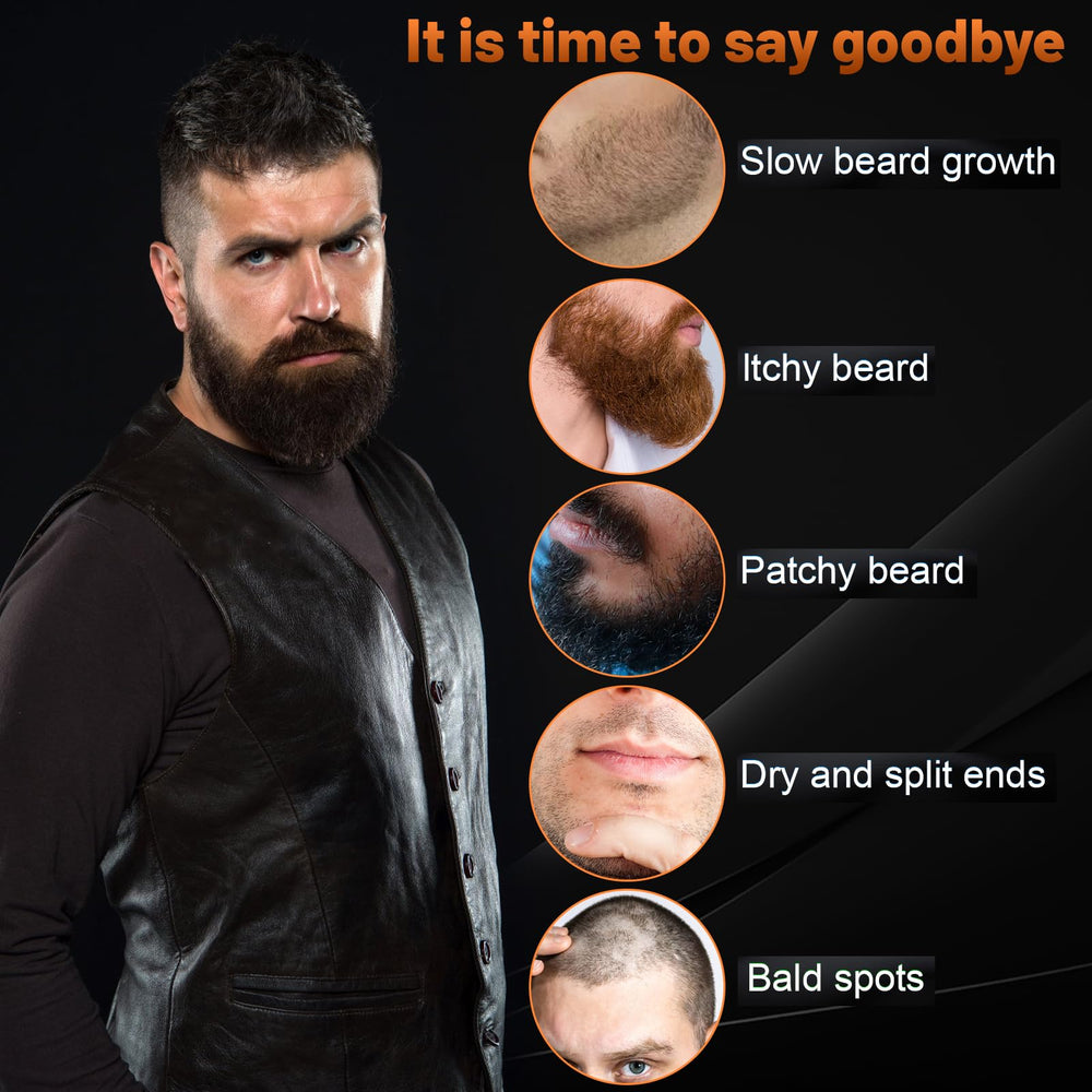 First Melody two-ounce packaging image emphasizes compact, travel-friendly beard care.