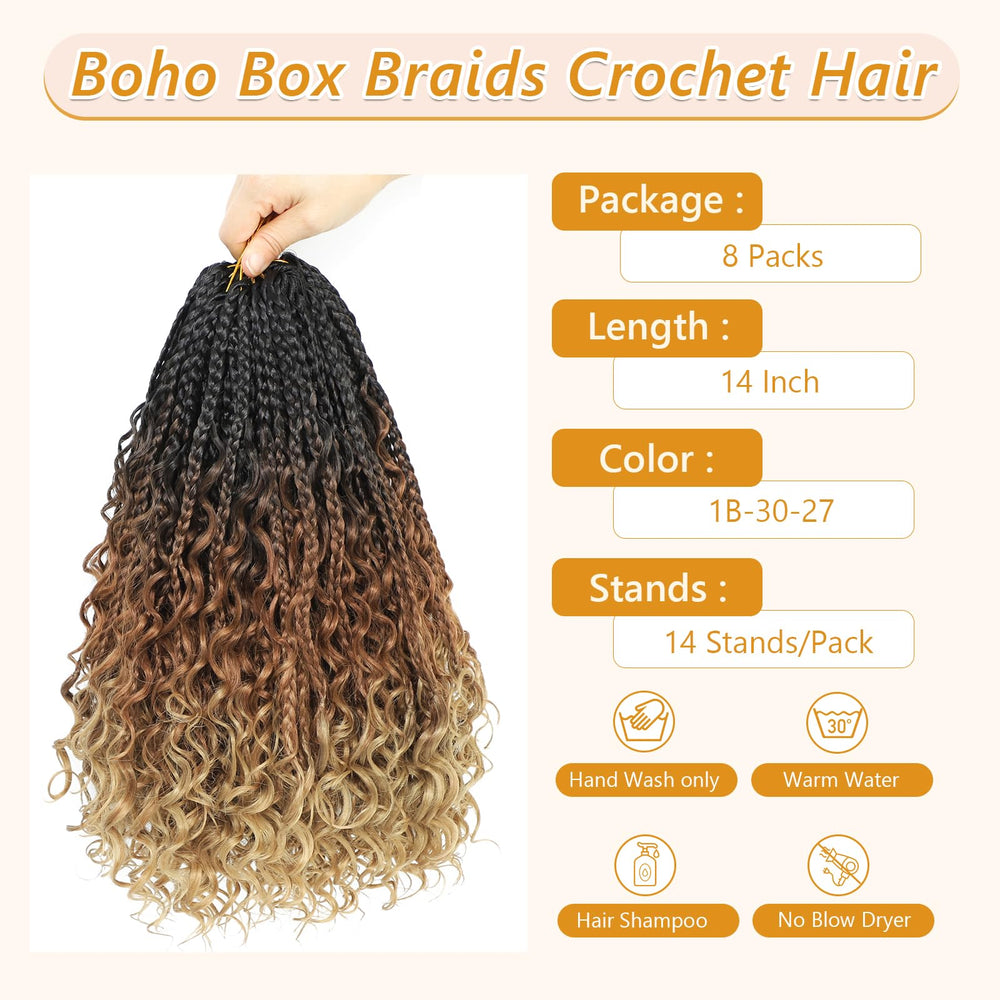 Firstcyh Goddess braids with curly ends create natural, soft texture