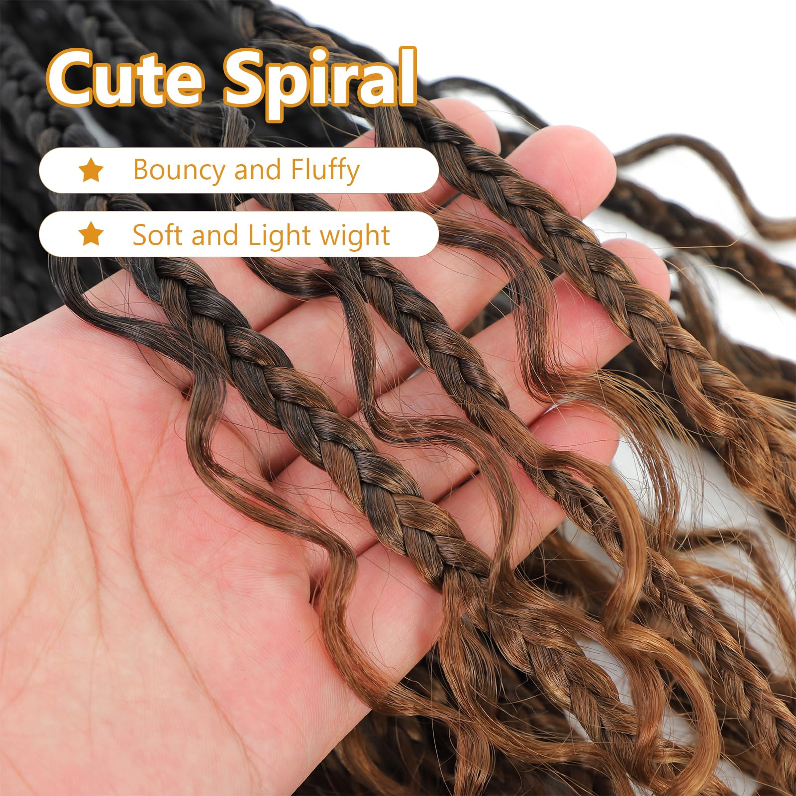 Lightweight Firstcyh hair braids shown on a model