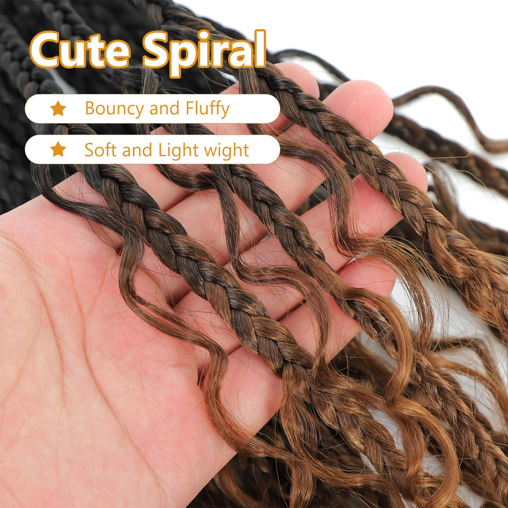 Lightweight Firstcyh hair braids shown on a model
