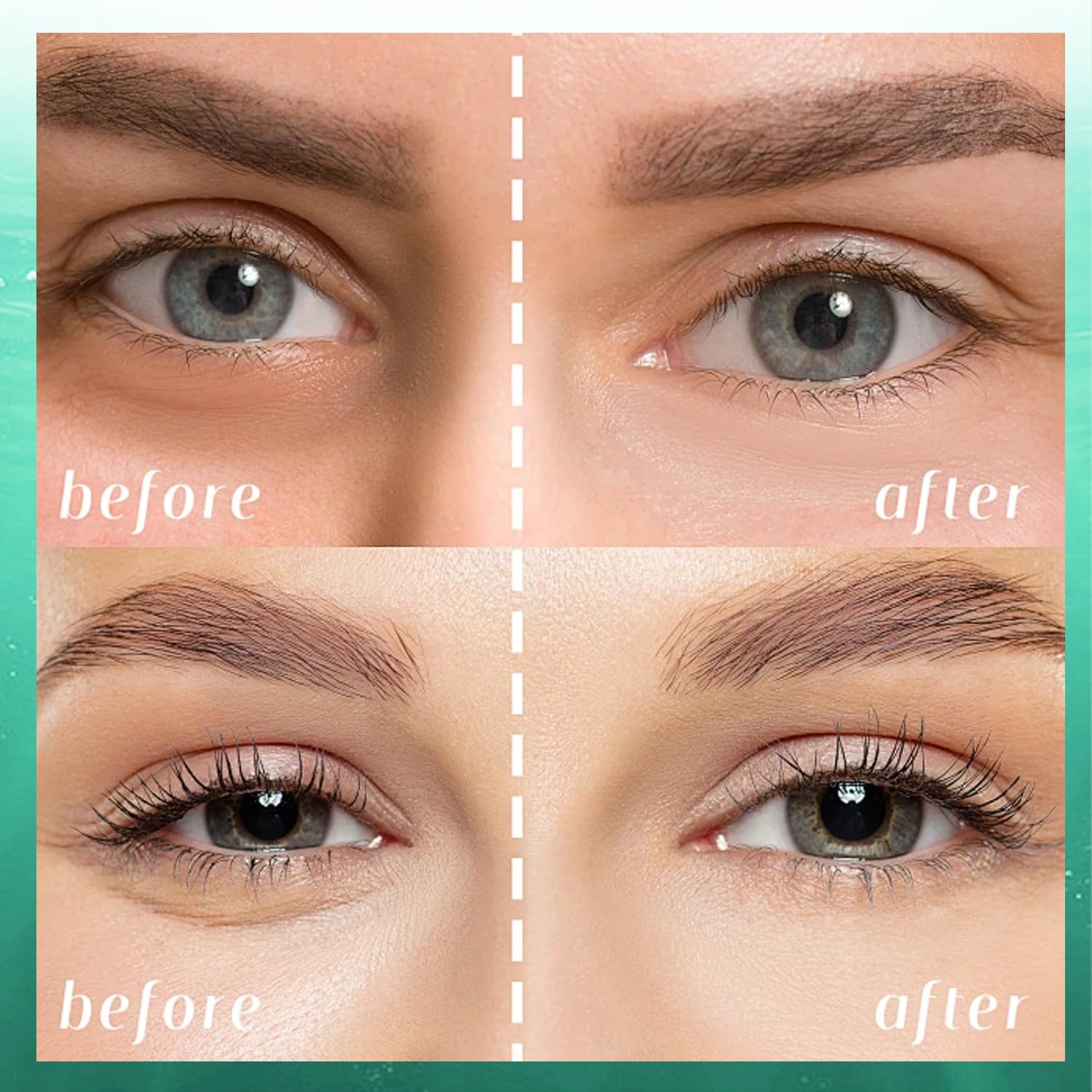 Firstfly collagen and hyaluronic acid eye mask closeup refreshing under-eye area.