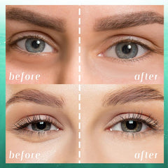 Firstfly collagen and hyaluronic acid eye mask closeup refreshing under-eye area.