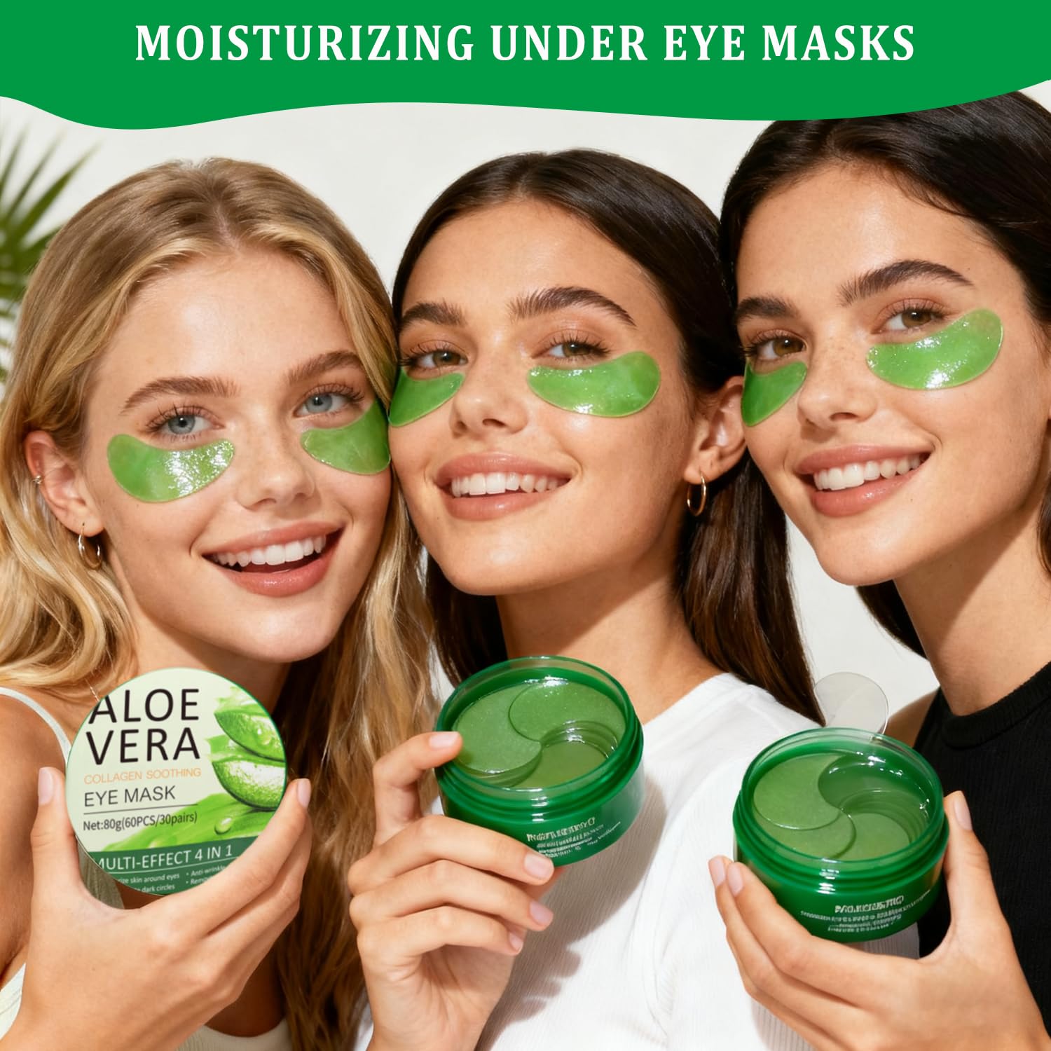 Firstfly how-to-use eye patches 20-minute treatment guide image.