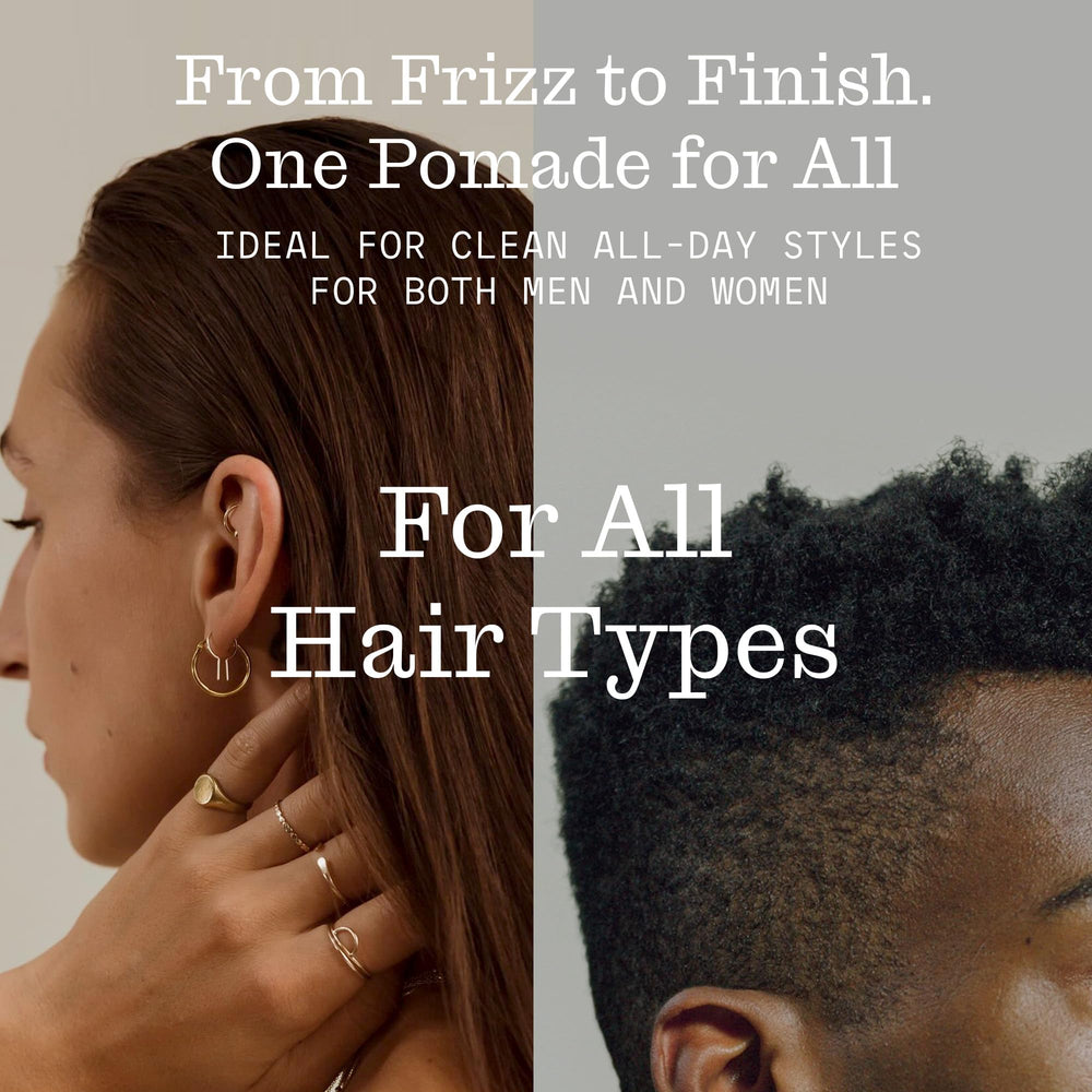 Firsthand pomade rinse-out action with water wash