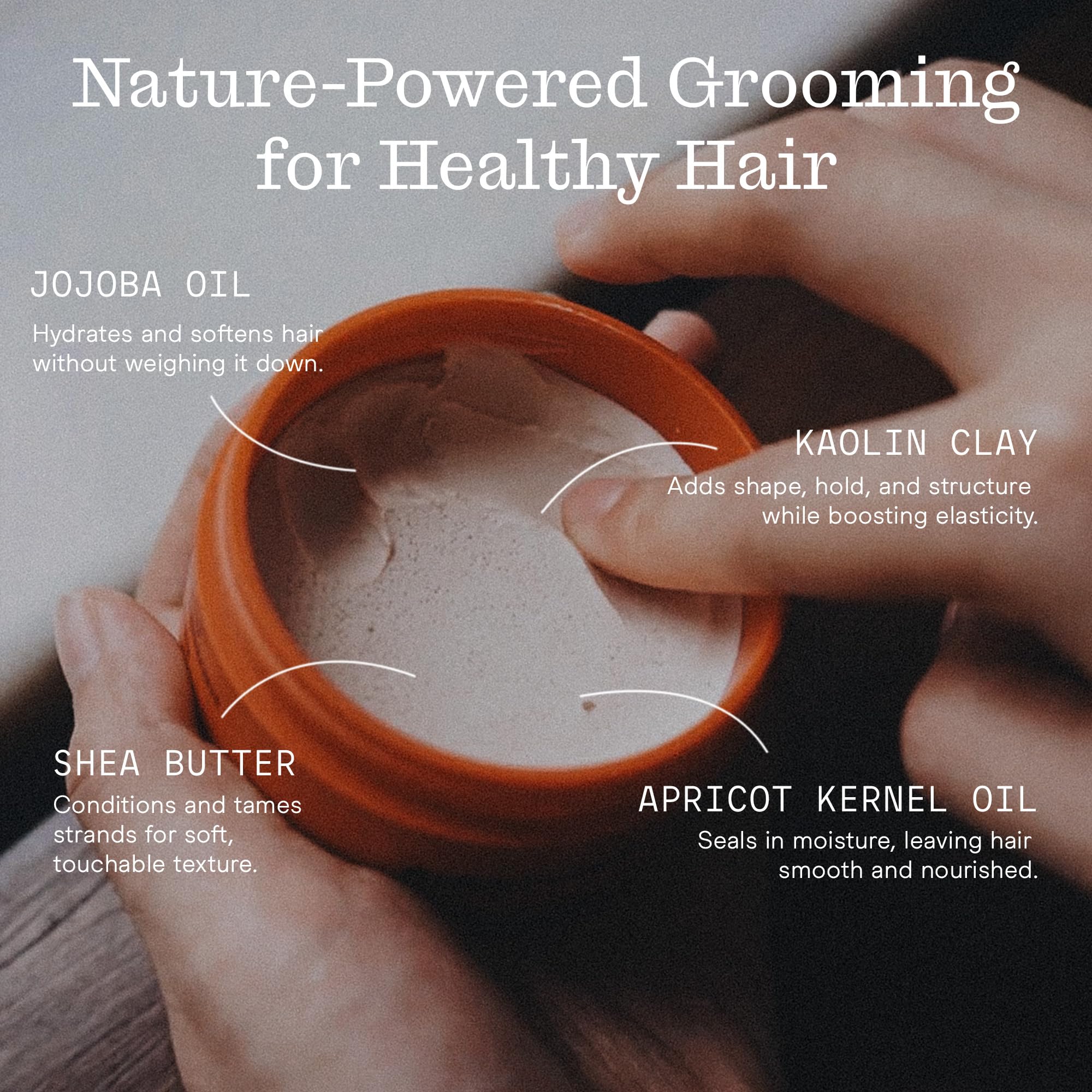 Firsthand texturizing paste on long hair creating beachy waves