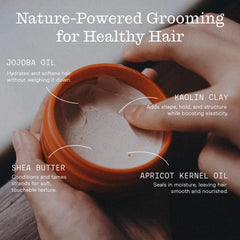 Firsthand texturizing paste on long hair creating beachy waves