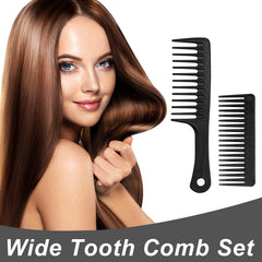 FIRSTPELLA 2-pack packaging highlights dual wide-tooth design for versatile styling.