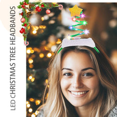 Firuilo Christmas headband bells ring as you move, adding playful charm.