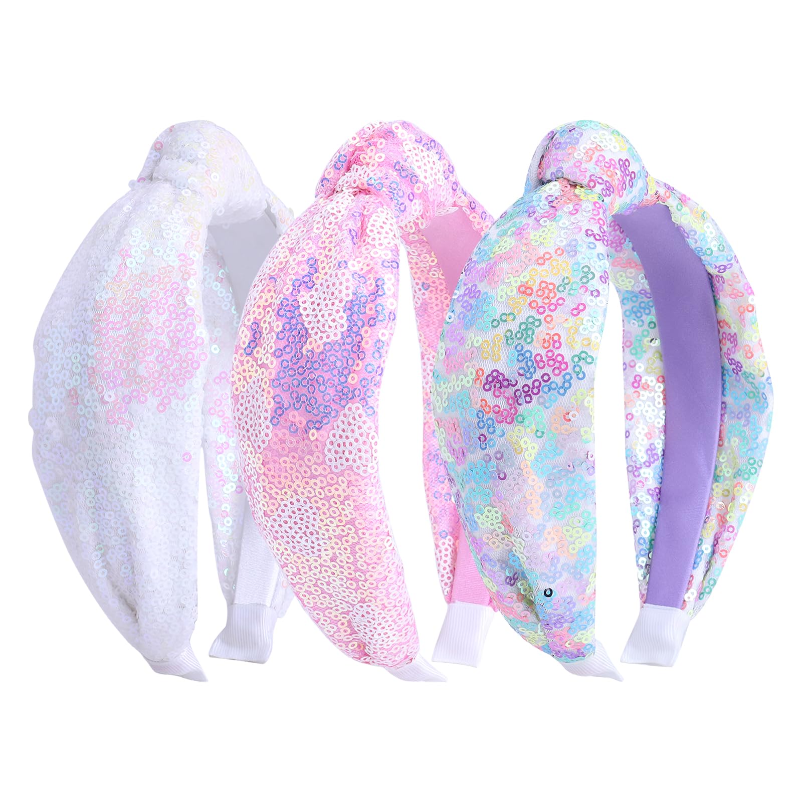 Fishdown fishown sequin headbands pink pack add subtle sparkle to everyday outfits and events.