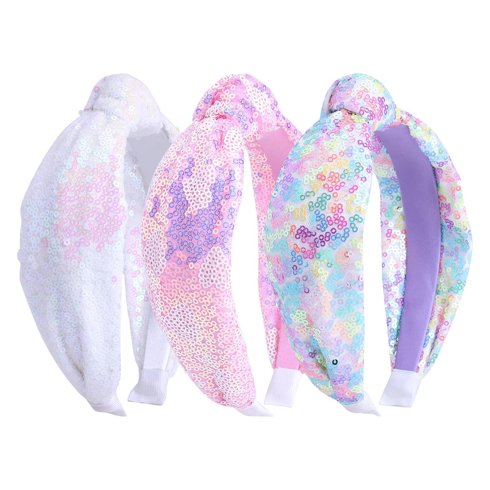 Fishdown fishown sequin headbands pink pack add subtle sparkle to everyday outfits and events.