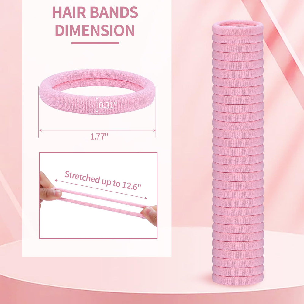 Fishinsea no-damage hair ties closeup emphasizes soft stretch and gentle daily wear.