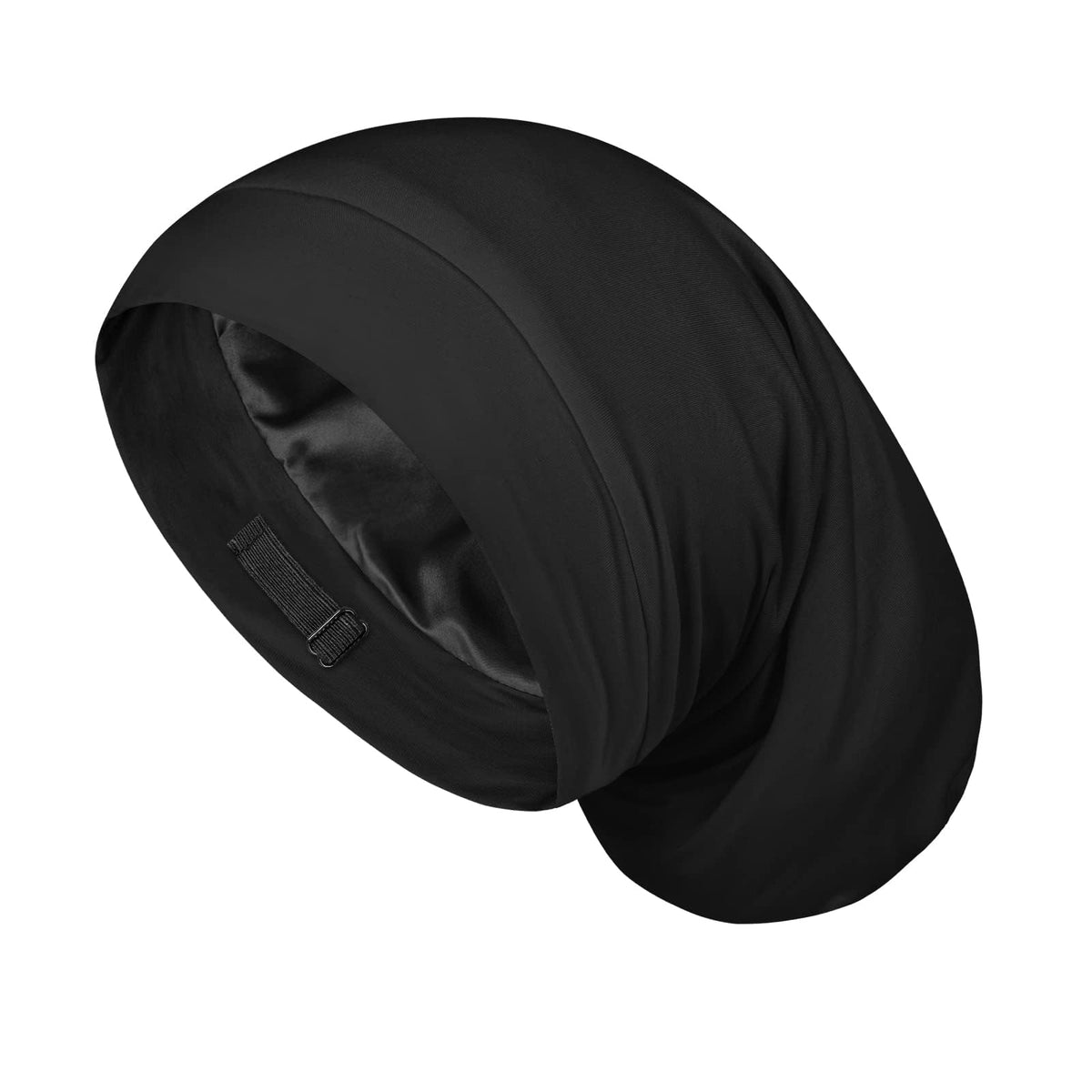 Fittia large satin bonnet for men with dreadlocks cover protects long hair while sleeping