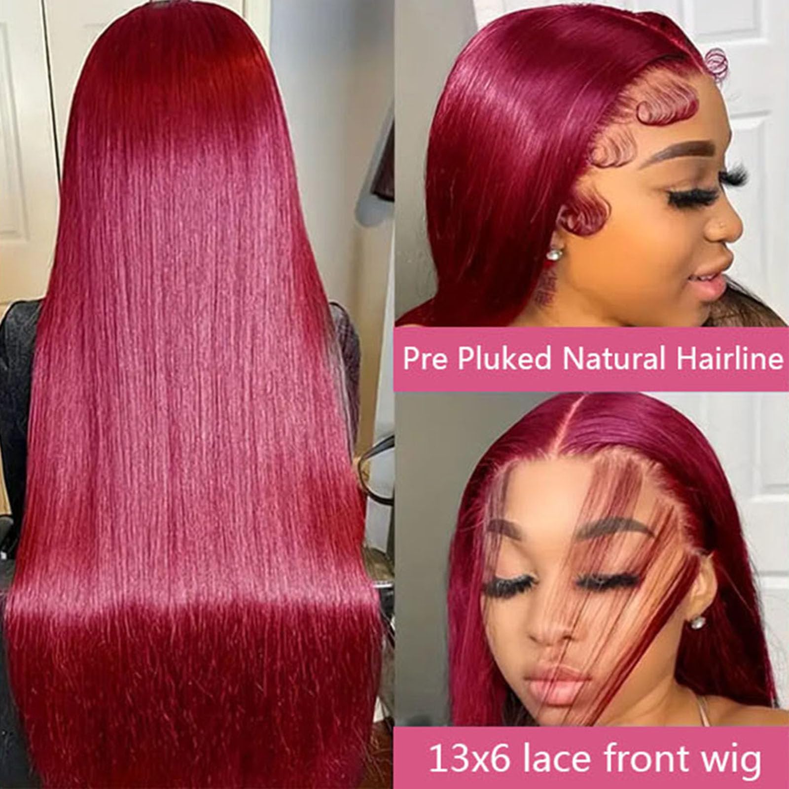 Fiumer 99J red burgundy color wig enhances style options and glam